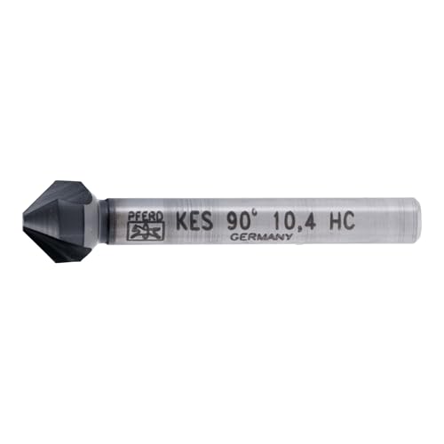 PFERD HSS Cone/Deburring Countersink | 90°, Diameter 10.40 mm, Shaft Diameter 6 mm, DIN 335 C | 25202143 - HICOAT Coated