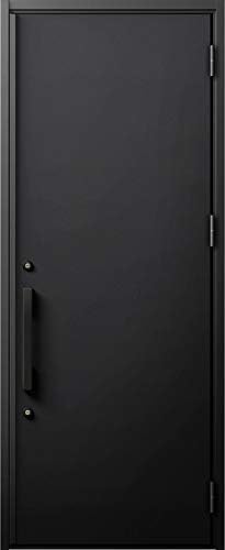 Amazon ジエスタ2 M17型 K4仕様 片開きドア W 924mm H 2 330mm 吊元 L 外観左吊元 本体色 マットブラック 枠種類 アングルなしフラット枠 ハンドルセット S型 グリップ エントリーシステム 手動 Giesta 断熱 玄関ドア Lixil リクシル Tostem トステム