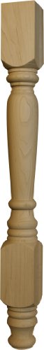 Jamestown Dining Table Leg in Knotty Pine - Dimensions: 29 x 2 3/4 inches