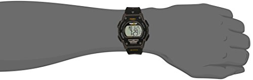 Timex Men's T5K195 Ironman Original 30 Shock Full-Size Black/Yellow Resin Strap Watch