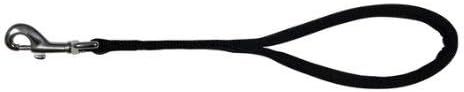 Trixie Premium Short Dog Leash, Medium/X-Large, Black, M-XL: 30 cm/25 mm
