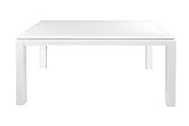 Furniture of America Basic Modern Rectangular High-Gloss Dining Table, White