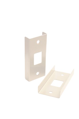 Door Armor Mini - Door Security Reinforcement Kit For Jamb, Frame, Strike Plate - DIY Home Security – White - Thumbnail 2