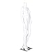 Giantex Headless Female Mannequin Plastic Realistic Display Dress Form Full w/Base White