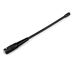 Retevis SMA-F 2 Way Radio Antenna,144/430Mhz Dual