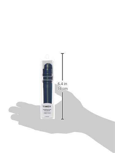 Timex TW7C03100 Weekender 20mm Blue/Gray Stripe Fabric Slip-Thru Strap