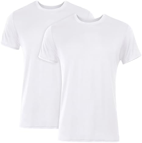 Fruit of the Loom Mens T-Shirts 3-Pack Breathable Cotton