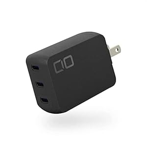 CIO NovaPort TRIO 65W3C PD充電器 小型 3ポート USB-C ブラック