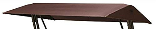 3 Sitzer Hollywoodschaukel Ersatzdach Dach Dachbezug Bezug (Color : Schwarz) – Bild 8