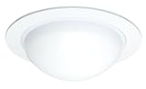 Juno Lighting 211-PW 5-Inch Downlight Dome Shower Trim, Plastic White Trim