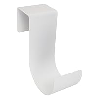 MIDE Products 235W-2 6-Inch Long Aluminum Pool Accessory Hooks, Fits 1-3/4-Inch to 2-1/8-Inch Wide Fences, White