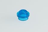400x Lego Transparent Blue 1x1 Round Plates Super Pack