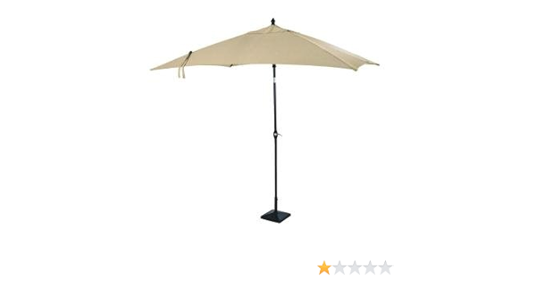 Amazon Com Hampton Bay D9127 U Woodbury 9 Ft Patio Umbrella In Textured Sand Garden Outdoor