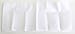 Iron-On Mending Fabric, 7-Inch x 16-Inch Patch for Mending Clothes, White (Three-Pack)