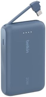 BoostCharge 10000 mAh Bateria Externa com Cabo USB-C - Azul