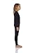 Rocky Thermal Underwear for Girls Fleece Lined Thermals Kids Base Layer Long John Set Black