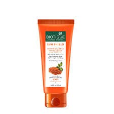 Biotique Bio Pink Lentils Matte Look Sun Block 40 UVB/PA+++ UVA Sunscreen, 50 ml