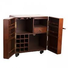 Artikle Leather Bar Cabinet