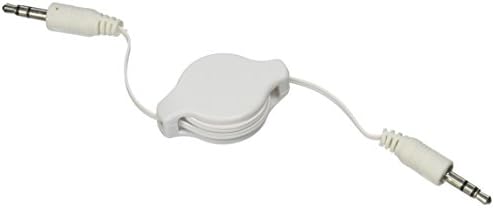 BlastCase AUX Audio Cable 3.5 mm Jack for iPod/MP3/Zune/Car Audio - White