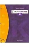 Saxon Math k Student Work Book with Mate and Oths, Larson, Nancy, 1591412978
