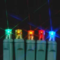 Novelty Lights 50 Light LED Christmas Mini Light Set, Outdoor Lighting Party Patio String Lights, Mu - //coolthings.us