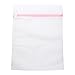 Generic 2Pcs large size laundry sweater lingerie wash mesh bag(White)