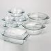 Simax Glassware Round heatproof Dish with lid 2,9L, one size, clear
