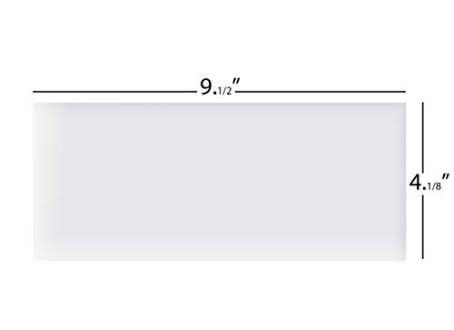 Mailing Envelopes Self Seal - #10 Security White Letter Businesses Envelopes -100 Peel and Seal Tinted Windowless # 10 Envelope - Printer Friendly - Self Stick Bulk Envelops