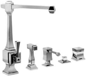 Amazon Com Waterstone 8500 4 Sn Yorktown Kitchen Faucet 4pc