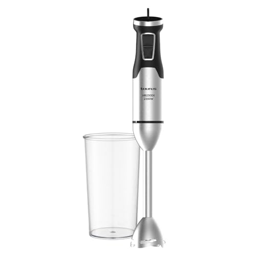 Batidora de Mano Electrica Profesional 2300w con Medidor Velocidad Cuchillas Acero Inoxidable Antisalpicaduras Blender Liquidificador de Alimentos Lavavajillas Ergonomica Libre BPA HB2300X