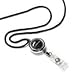 Boeing Chrome Breakaway Retractable Lanyard