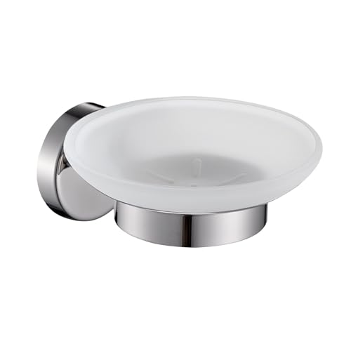 Gedy Project Soap Dish, Stainless Steel, Chrome Gloss, 11 x 13 x 6