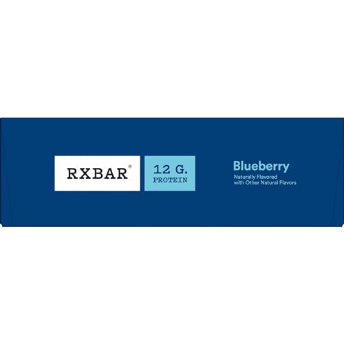 RXBAR PROTEIN BARS, PROTEIN SNACK, SNACK BARS, BLUEBERRY, 22OZ BOX (12 COUNT)
