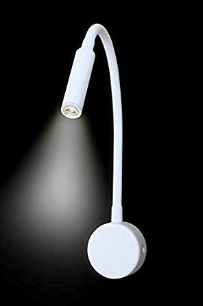 Kohinoor Lights 3000k LED Spot Light, Bed Side Flexible arm, Reading Light, Table lamp. (Warm White)