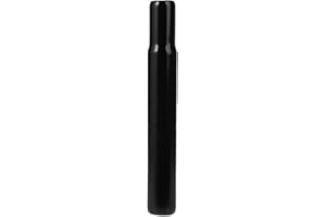 Black Bike Seat Post Steel 25.4mm for Tube Children Bike Chair Parts Kids Cycling Bike Seat Saddles, 25.4 Inches