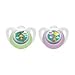 NUK Newborn Puller Pacifier, 0-2 Months, Girl, 2 pk