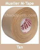 M-Tape Colored Athletic Tape - Tan, 1 Roll