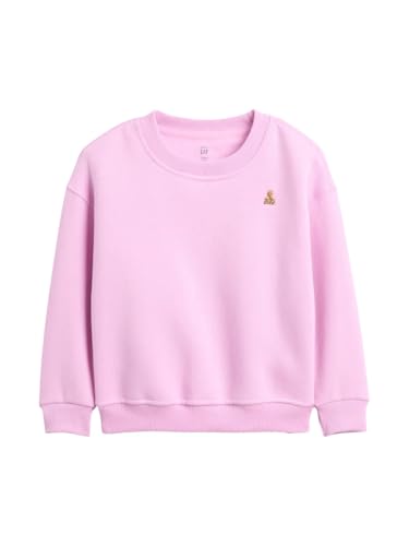 GAP Baby-Boys Icon Pullover Crew, Glowing Pink, 18-24 Months