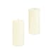 Mega Candles 6 pcs Unscented Solid Ivory Pillar Candles, Hand Poured Premium Wax Candle 3 Inch x 6 Inch, Home Décor, Spas, Weddings, Occasions, Party, Centerpieces, Holidays, Vigils, Prayers