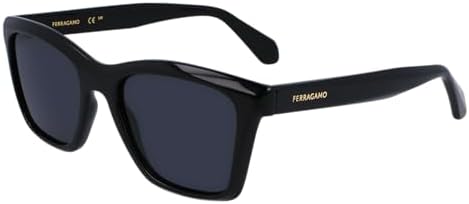 Ferragamo Bold Rectangular Sunglasses SF996S 001 Black 51mm Ferragamo Bold Rectangular Sunglasses SF996S 001 Black 51mm  main image 3