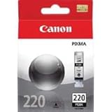 Canon 220 OEM Ink Tank: Pigment Black PGI-220BK