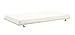 DHP Universal Metal Trundle Frame with Locks, Fits Most Twin Size Daybeds, White
