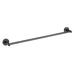 KRAUS Elie 24-inch Bathroom Towel Bar, Matte Black