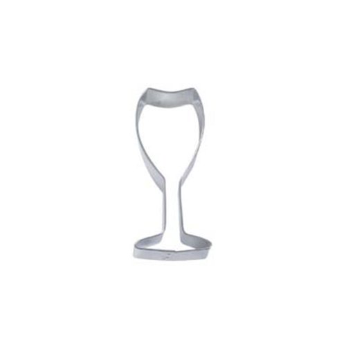 Dress My Cupcake Wine Glass Cookie Cutter, 4-Inch