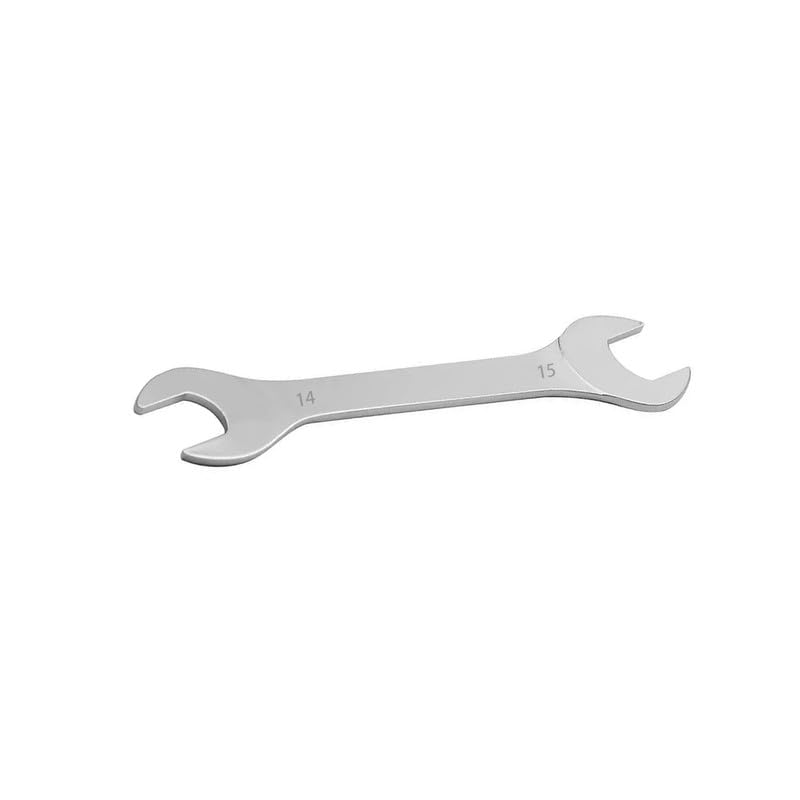 Globellapro 14 * 15mm Open End Spanner,Double Open Ended Wrench,Open Ended Wrench Flat Spanner,Chrome Vanadium Steel Wrench,Metric Spanner for Mechanic,Bicycle Repair