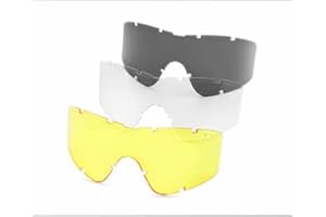 IEYEIUX Tactical Goggles Replacement Lens Compatible with ESS Profile Series Goggles and Xaegistac Airsoft Goggles