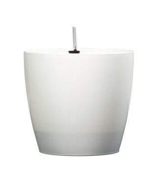 Planters Plastic Self Watering Pot, White