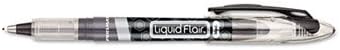 Paper Mate Liquid Flair Marker Pen PEN,LQD,EXPRESSO,MED,BK BR1300LCD (Pack of4)