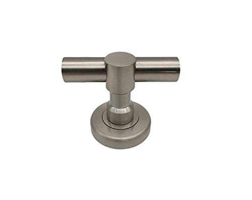 Brorus Hand Crank Cross with Satin Nickel Rosette, 0