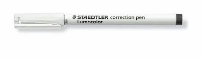 4 X Staedtler Lumocolor Correction Pen each correction pen each